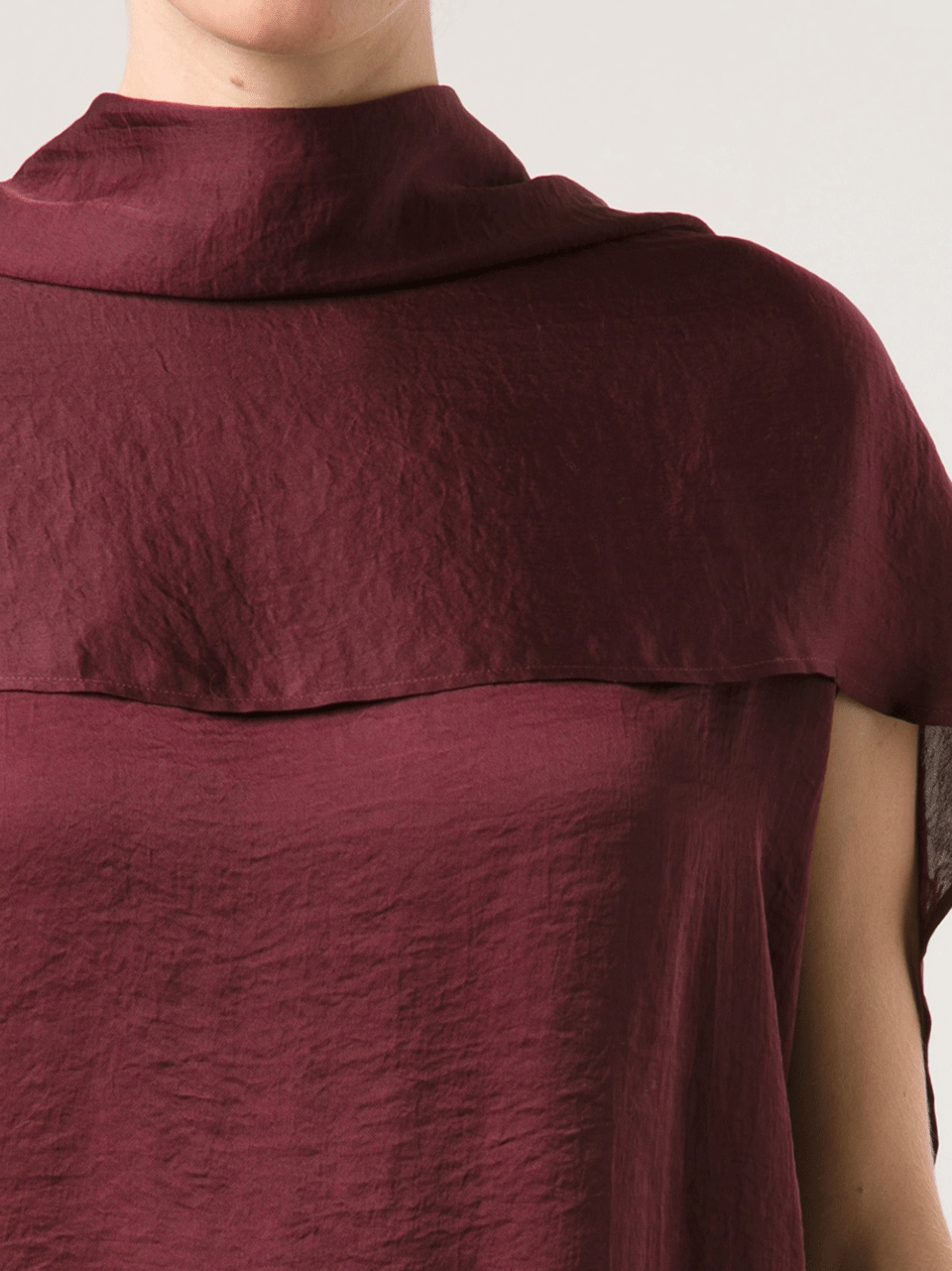 LANVIN-Double Layer V-Back Top-