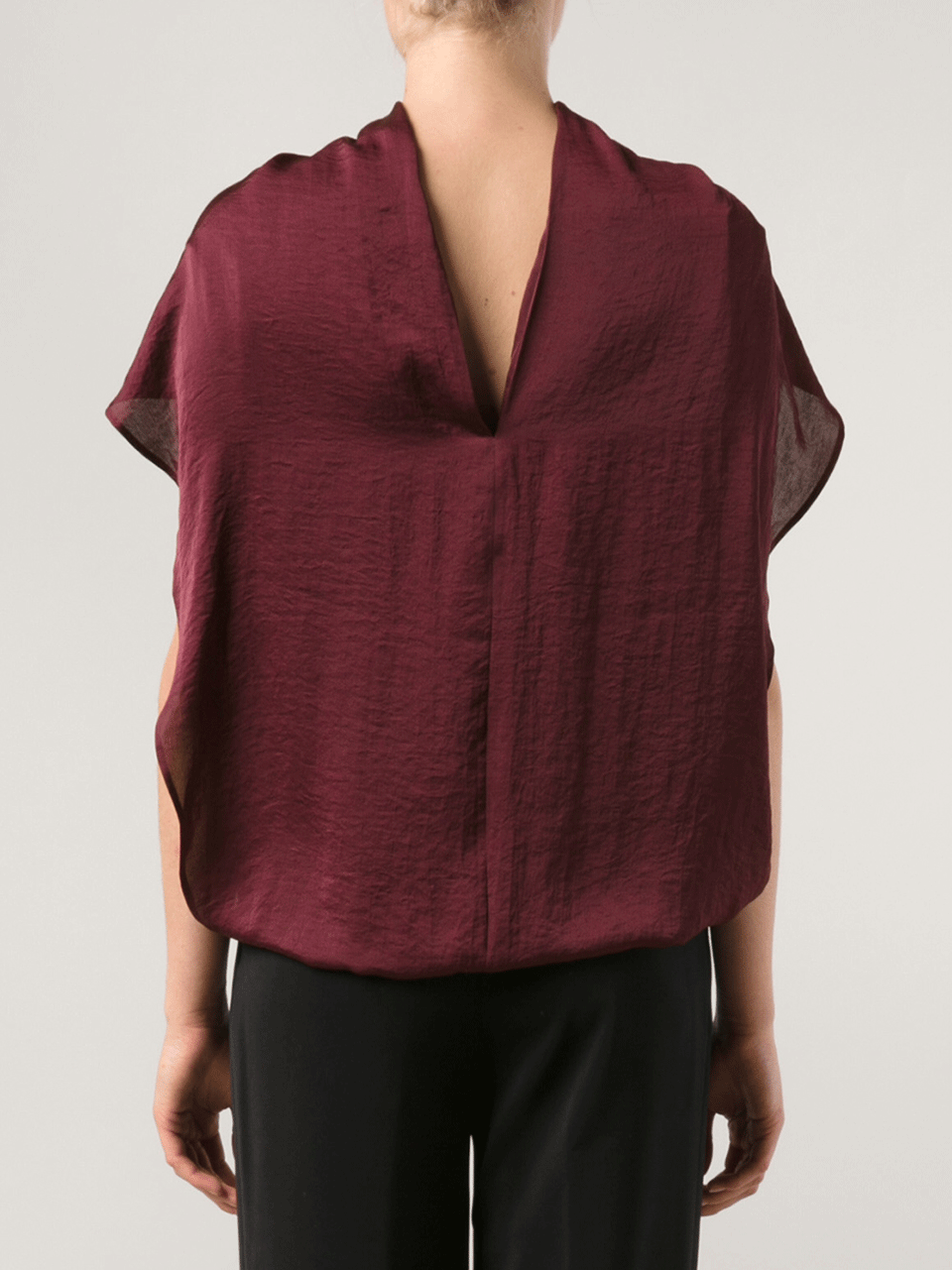 LANVIN-Double Layer V-Back Top-