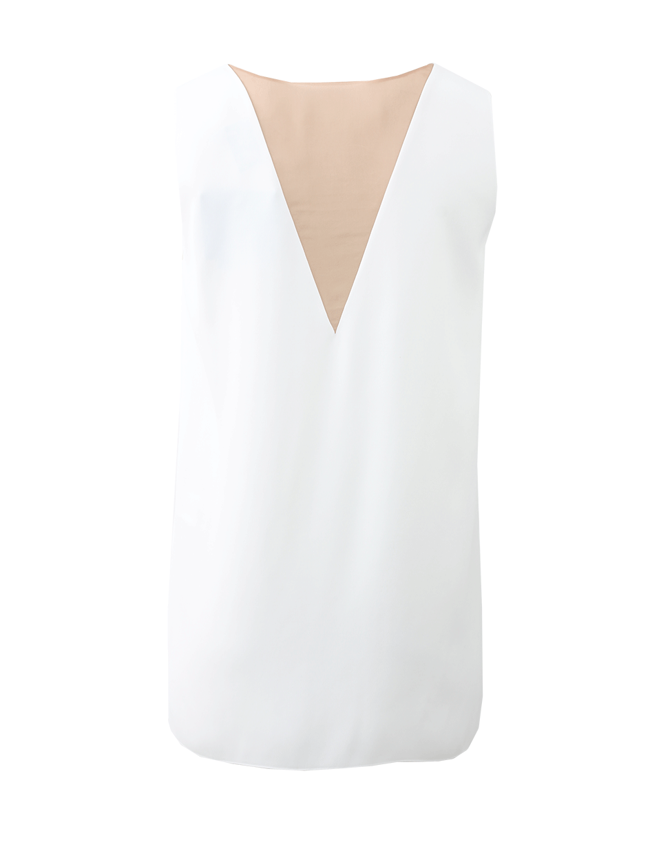 LANVIN-Sheer V-Front Top-