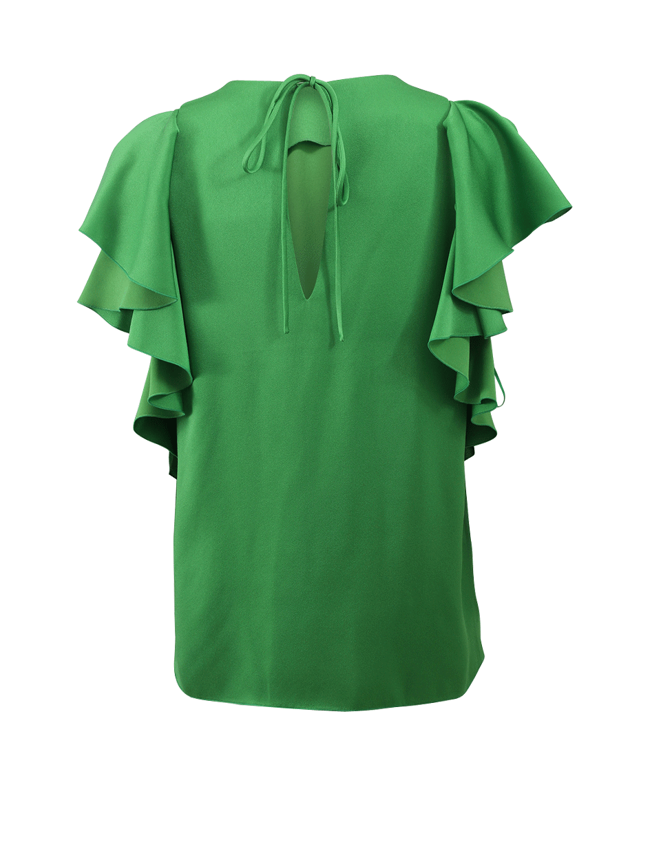 LANVIN-Flutter Sleeve Blouse-
