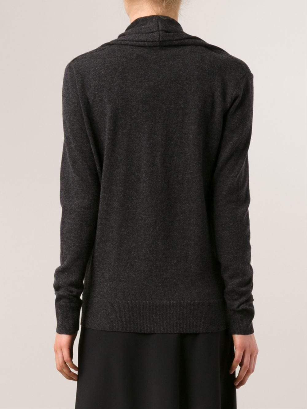 LANVIN-Jeweled Button Placket Cardigan-
