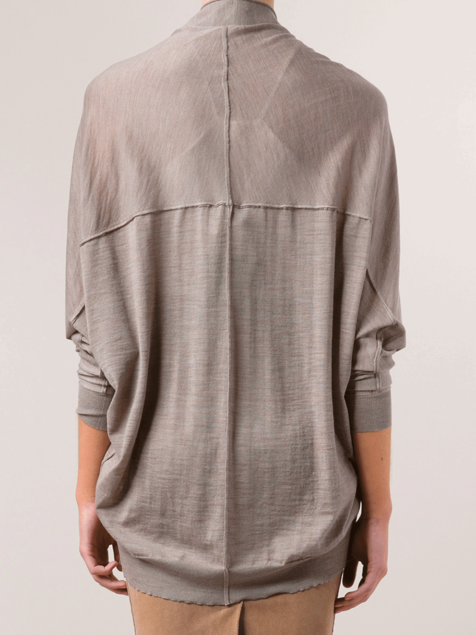 LANVIN-Oversized Cardigan With Fitted Sleeves-