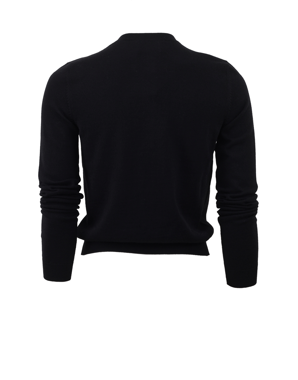 LANVIN-Jeweled Placket Cardigan-