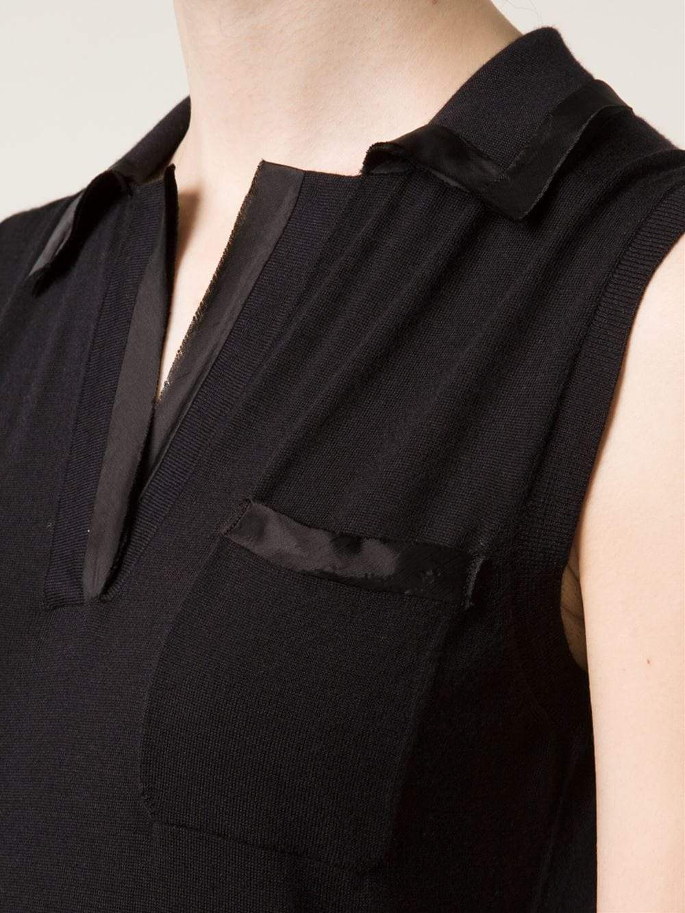 LANVIN-Silk Cashmere Polo Top-