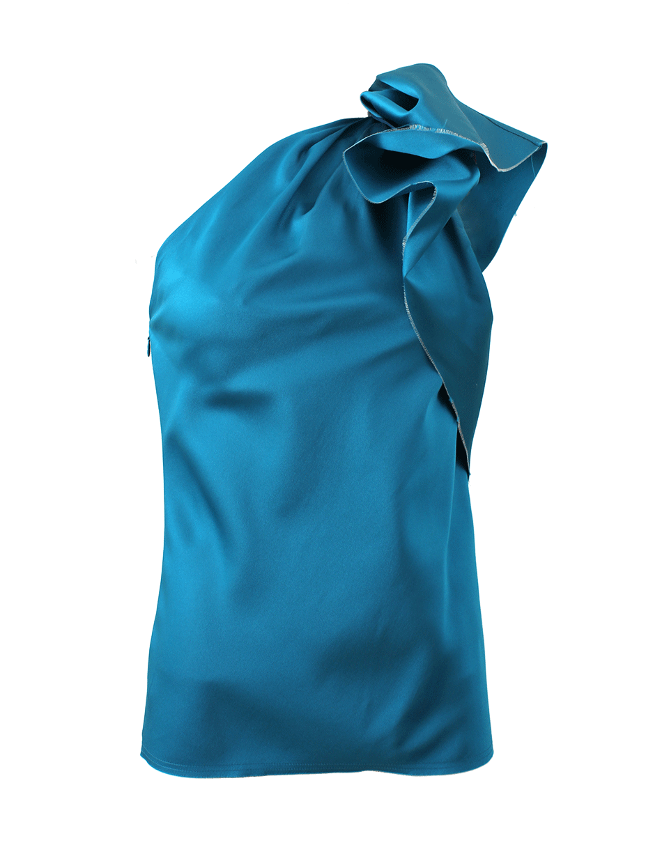 LANVIN-One Ruffle Shoulder Top-