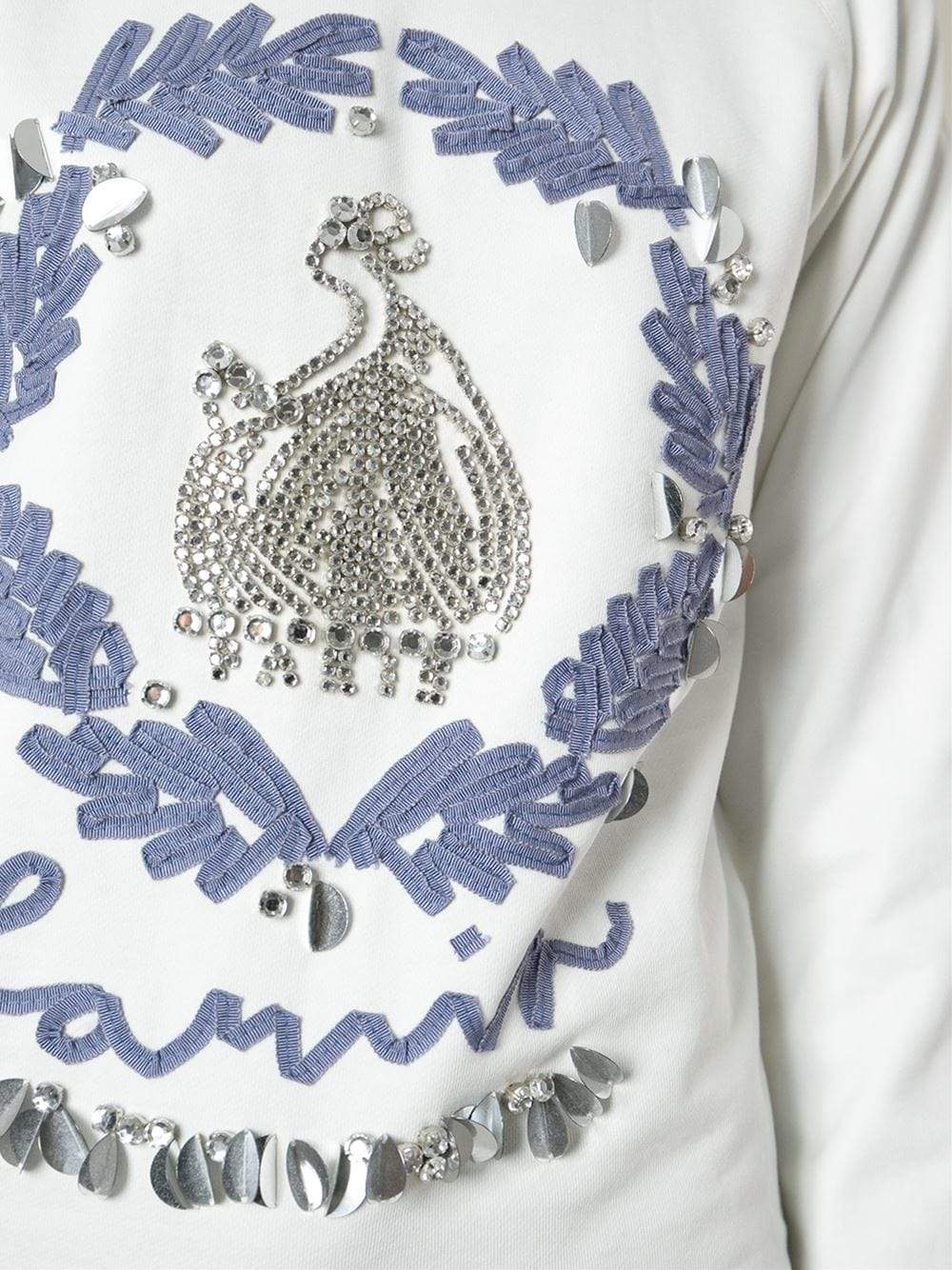 LANVIN-Logo Anniversary Sweatshirt-WHITE