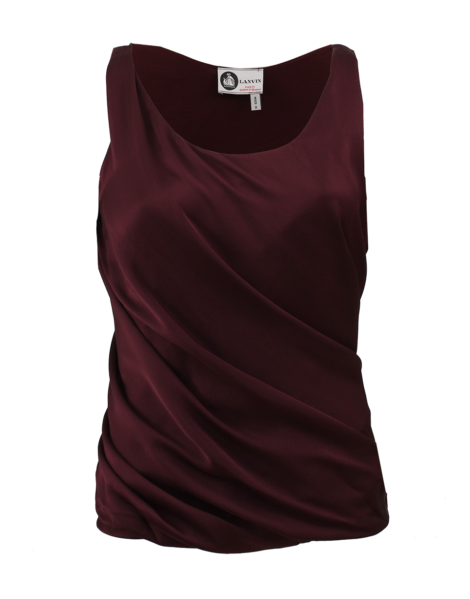 LANVIN-Sleeveless Scoop Neck Tank-