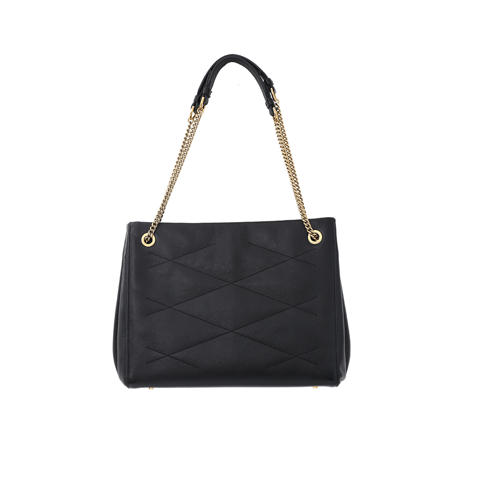 LANVIN-Medium Zipped Sugar Bag-BLACK