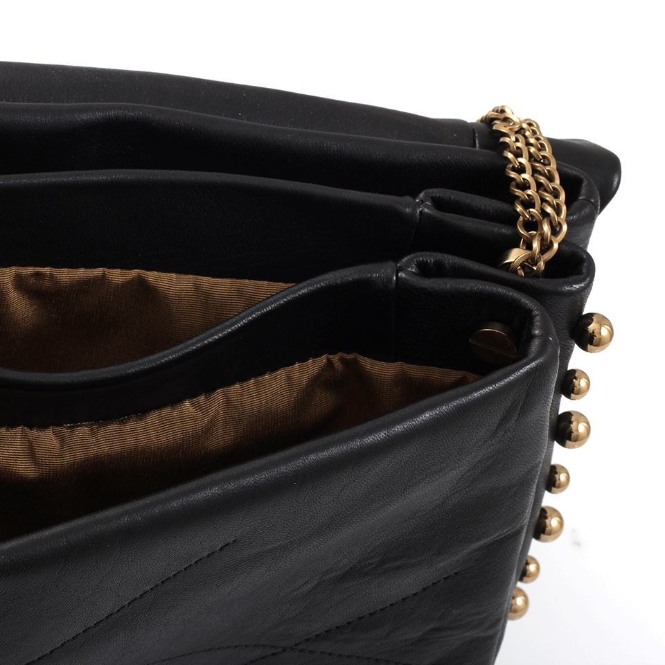 LANVIN-Sugar Medium Chain Bag-BLACK