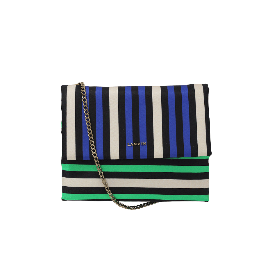 LANVIN-Mini Stripe Sugar Bag-BLUE