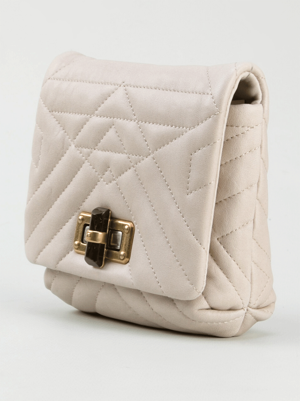 LANVIN-Happy Mini Pop Bag-IVORY