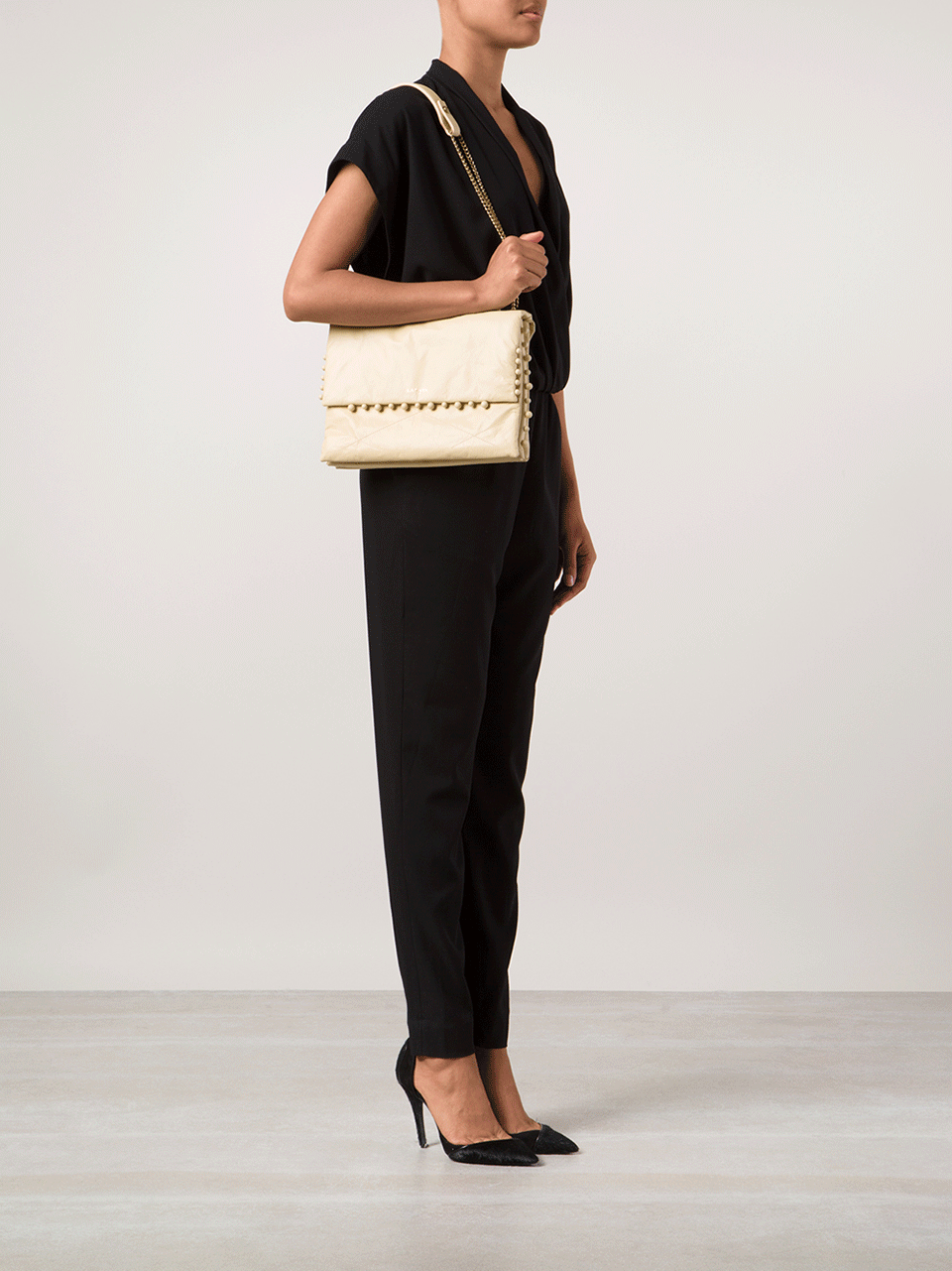 LANVIN-Medium Sugar Bag-PALEYLLW