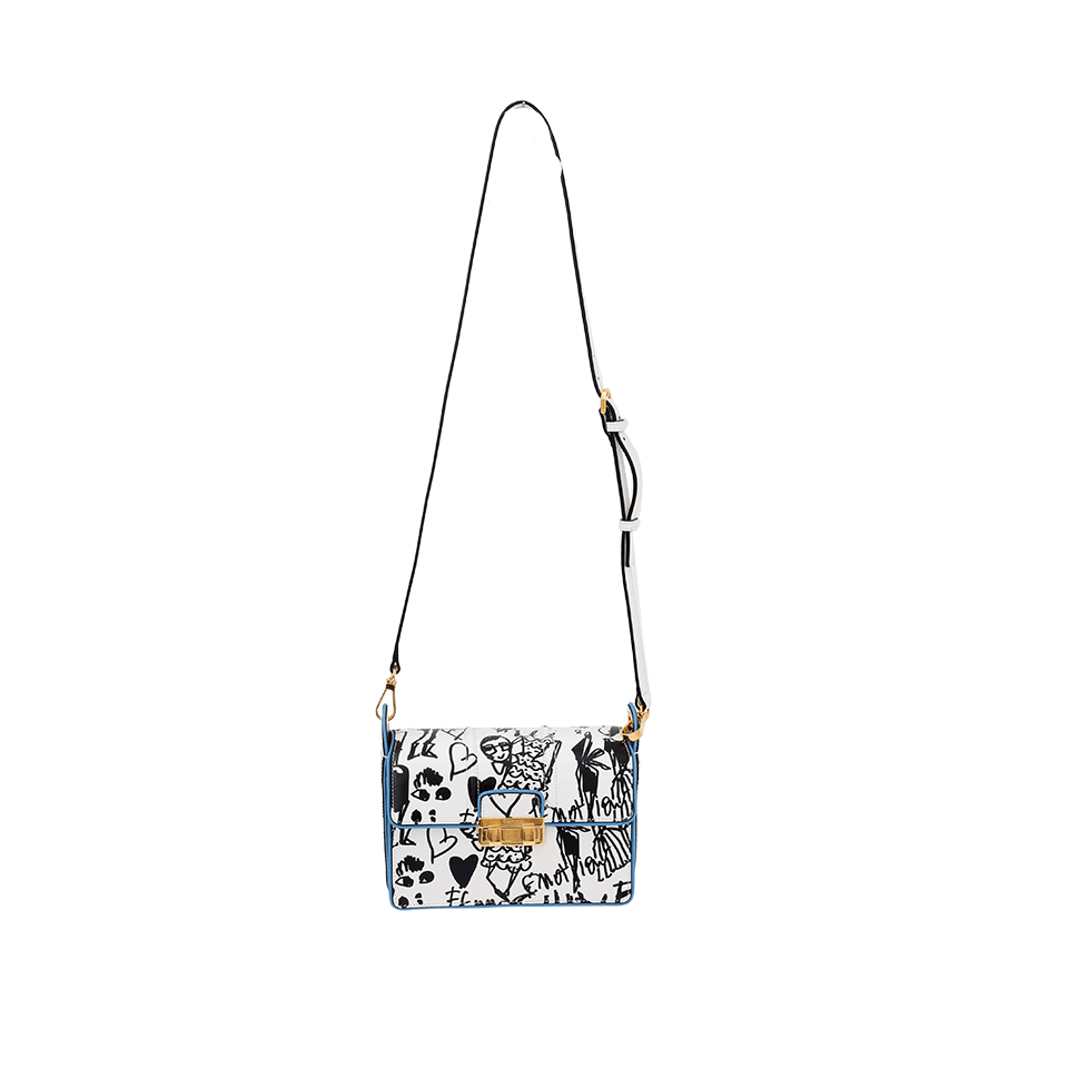 LANVIN-Jiji Purse-WHT/BLK