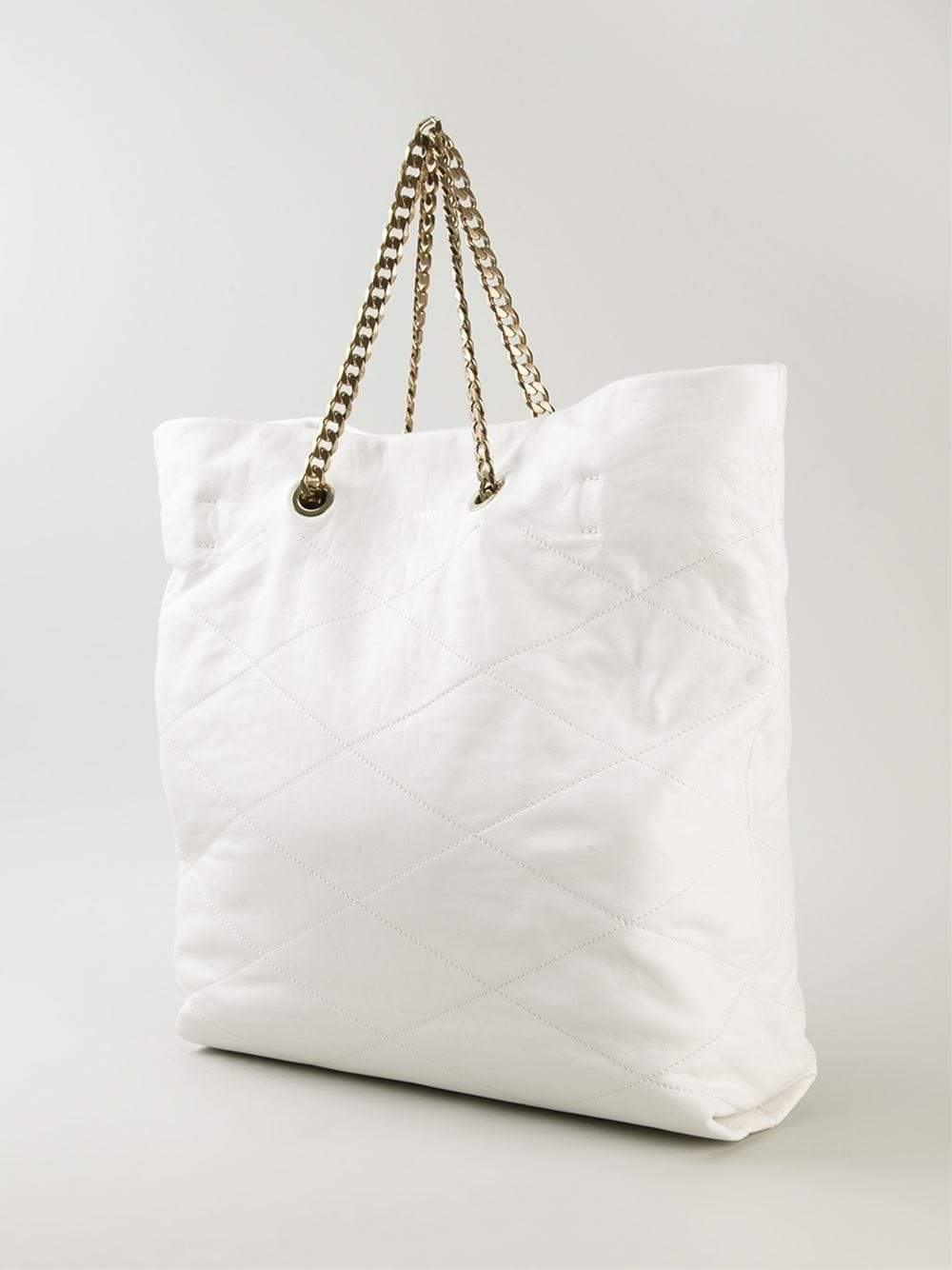 LANVIN-Carry Me Tote-WHITE