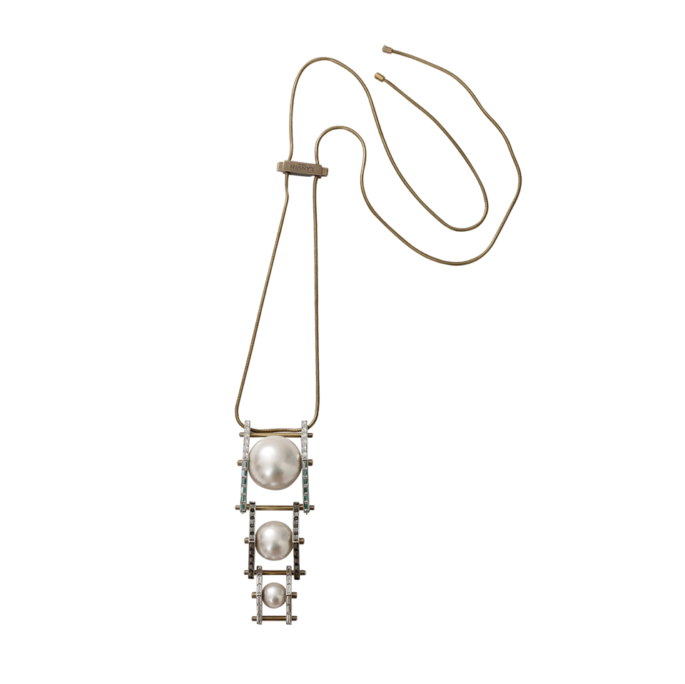 LANVIN-Azov Long Necklace-CRYSTAL