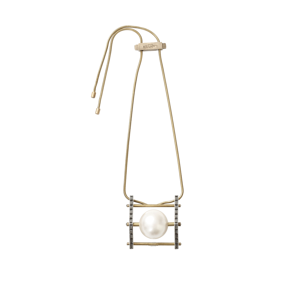 LANVIN-Azov Pearl Short Necklace-CRYSTAL