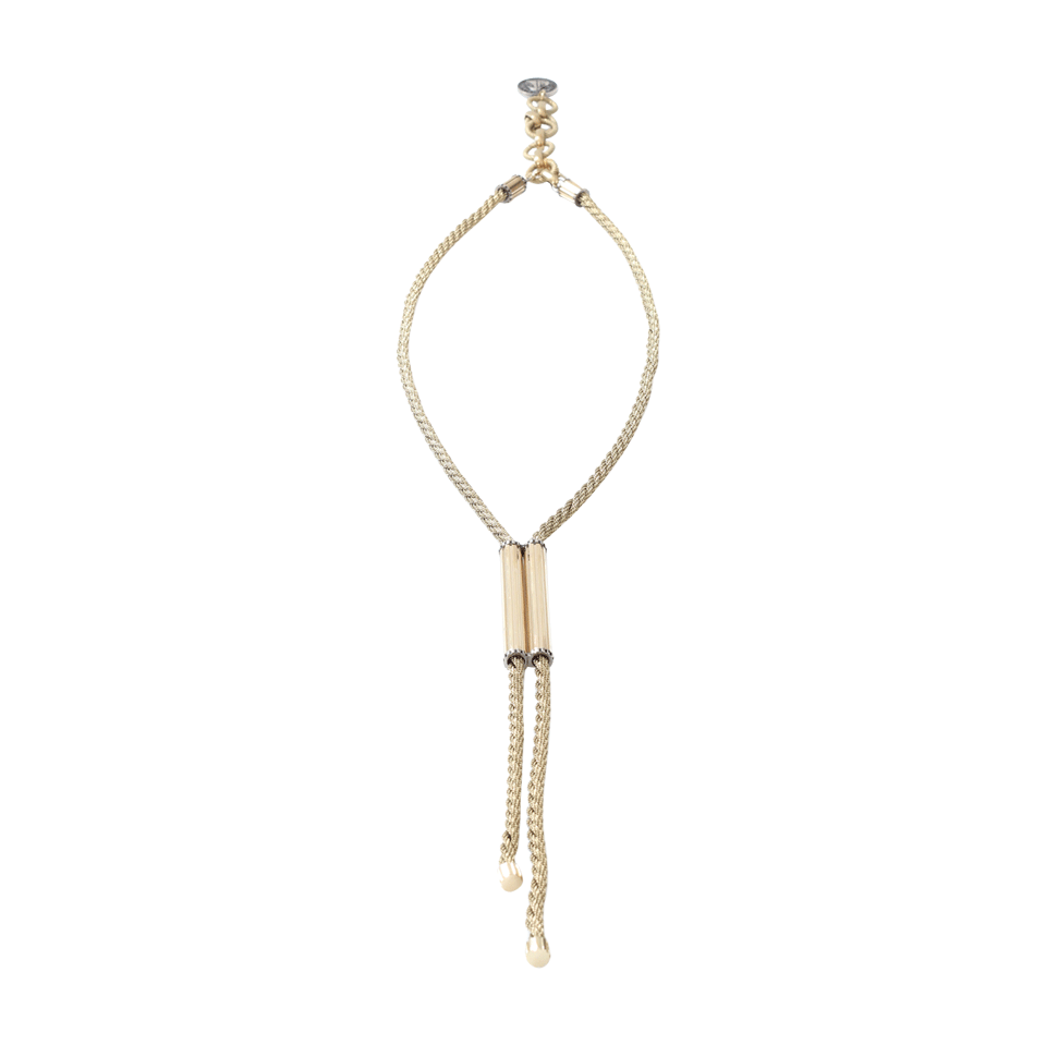 LANVIN-Zita Chain Lariat Necklace-GOLD