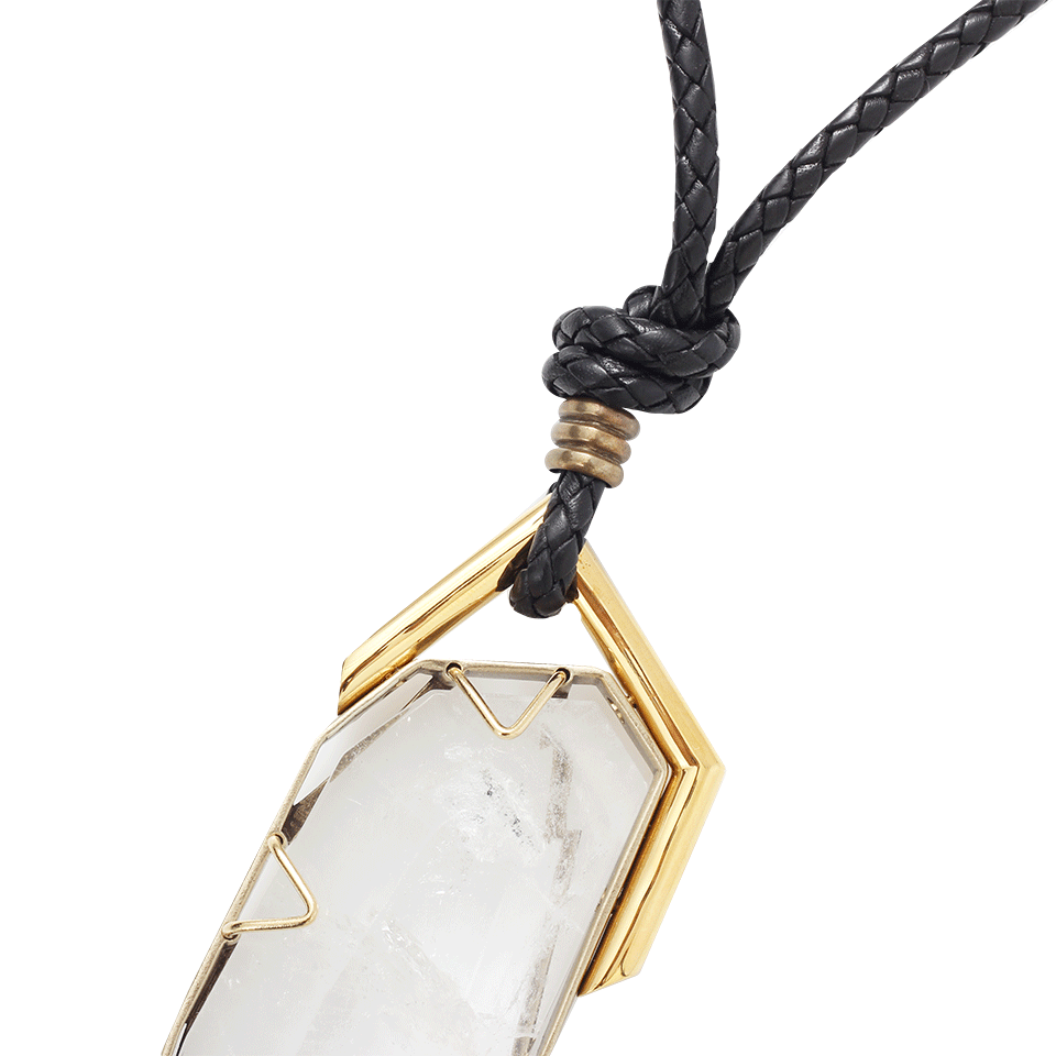 LANVIN-Farida Crystal Pendant Necklace-CRYSTAL