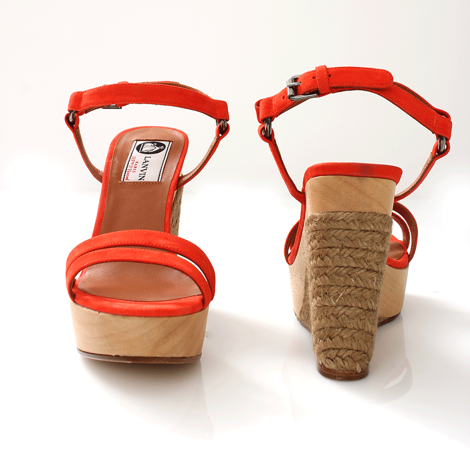 LANVIN-Wedge Espadrille Sandal-