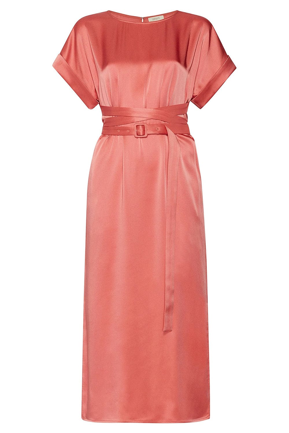 LAPOINTE-V Neck Shell Dress-