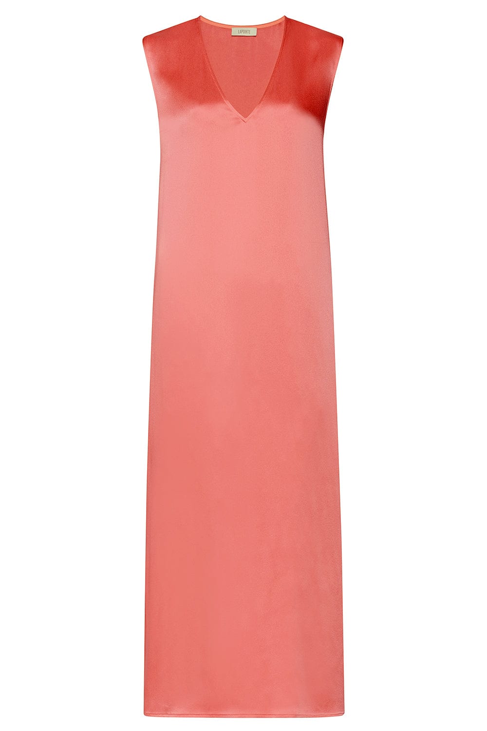 LAPOINTE-Doubleface Satin Shell Dress-