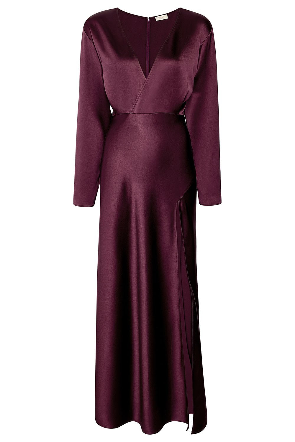 LAPOINTE-V Neck Long Dress-