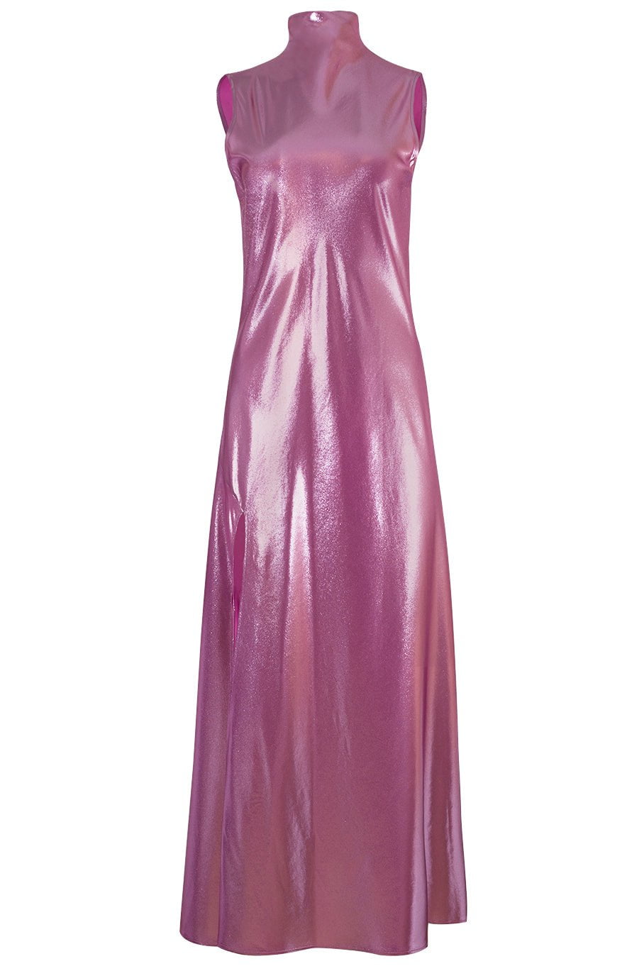 LAPOINTE-Sleeveless Drape Neck Dress-