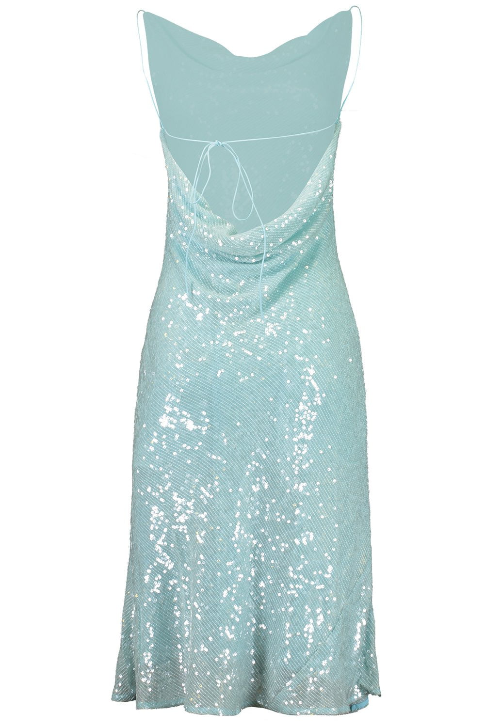 LAPOINTE-Sequin Midi Dress-