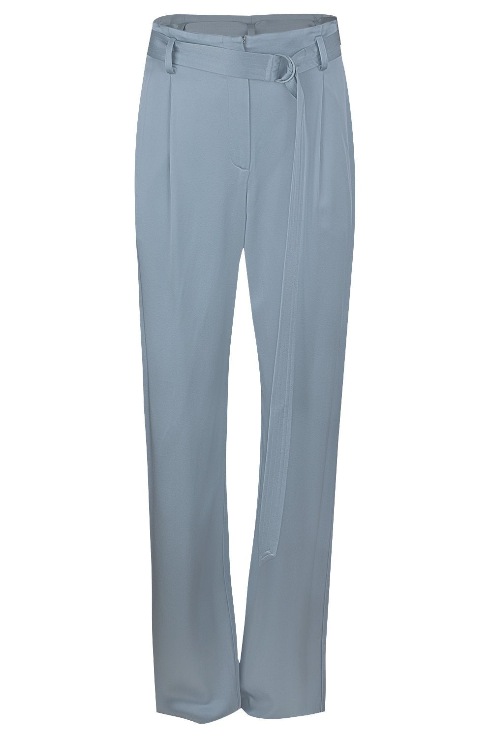 LAPOINTE-High Waisted Belt Pant - Dove-