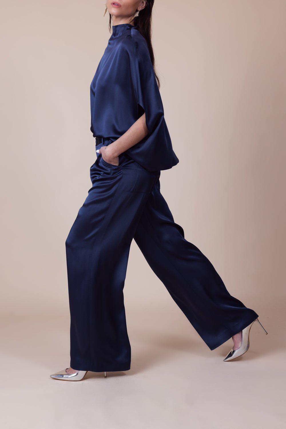 LAPOINTE-Relaxed Pleated Pant-