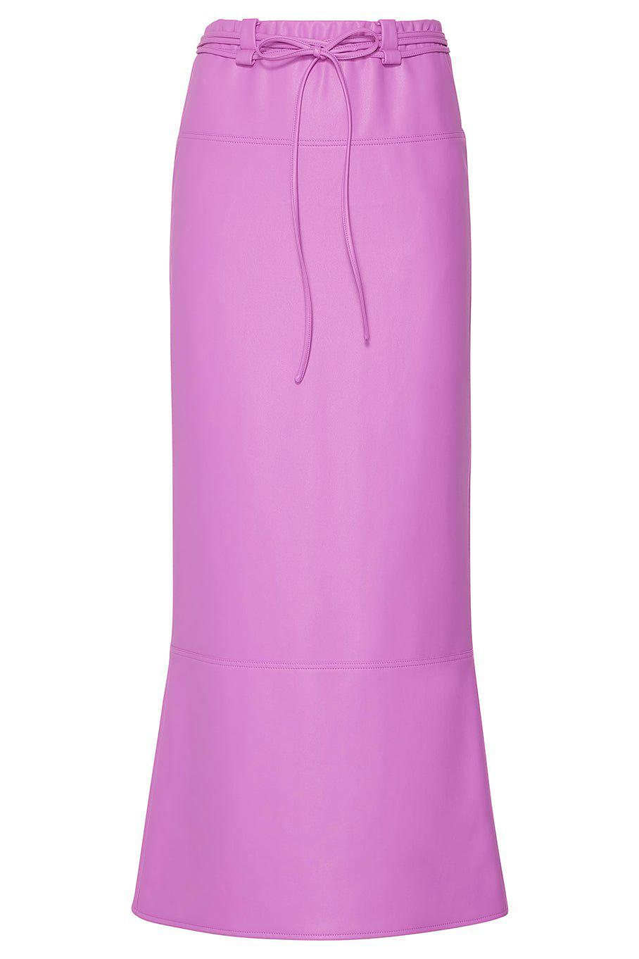 LAPOINTE-Faux Leather Fare Midi-