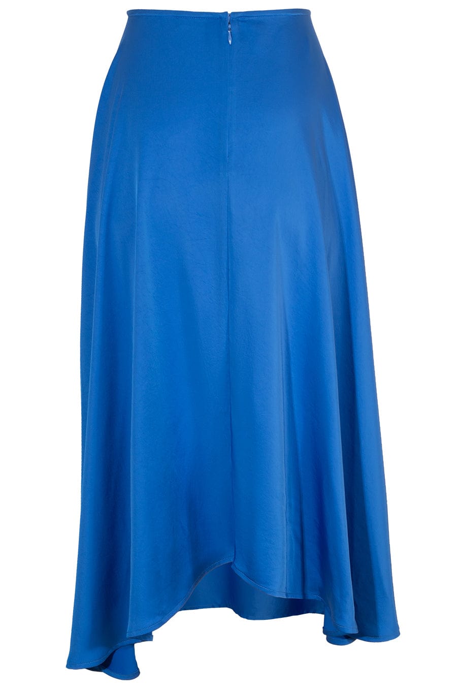 LAPOINTE-Lightweight Textured Satin Handkerchief Skirt-