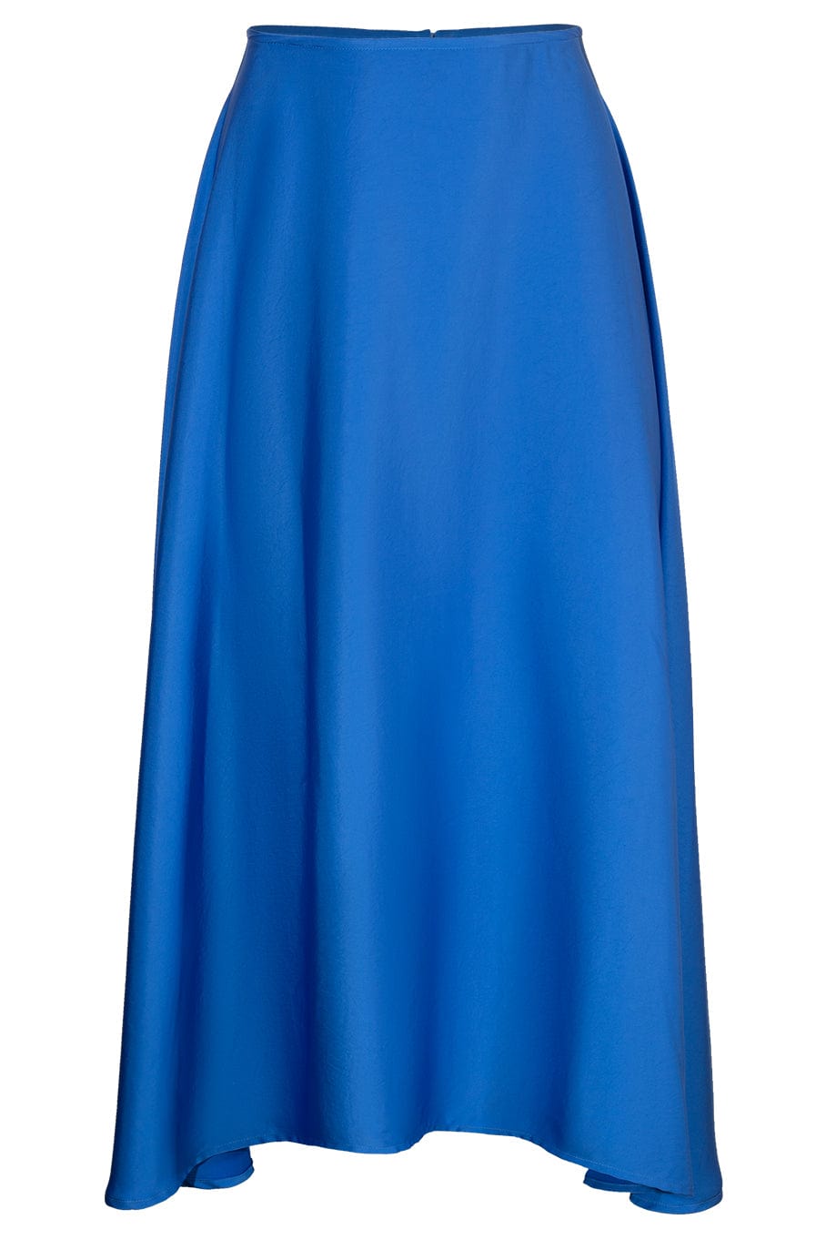 LAPOINTE-Lightweight Textured Satin Handkerchief Skirt-