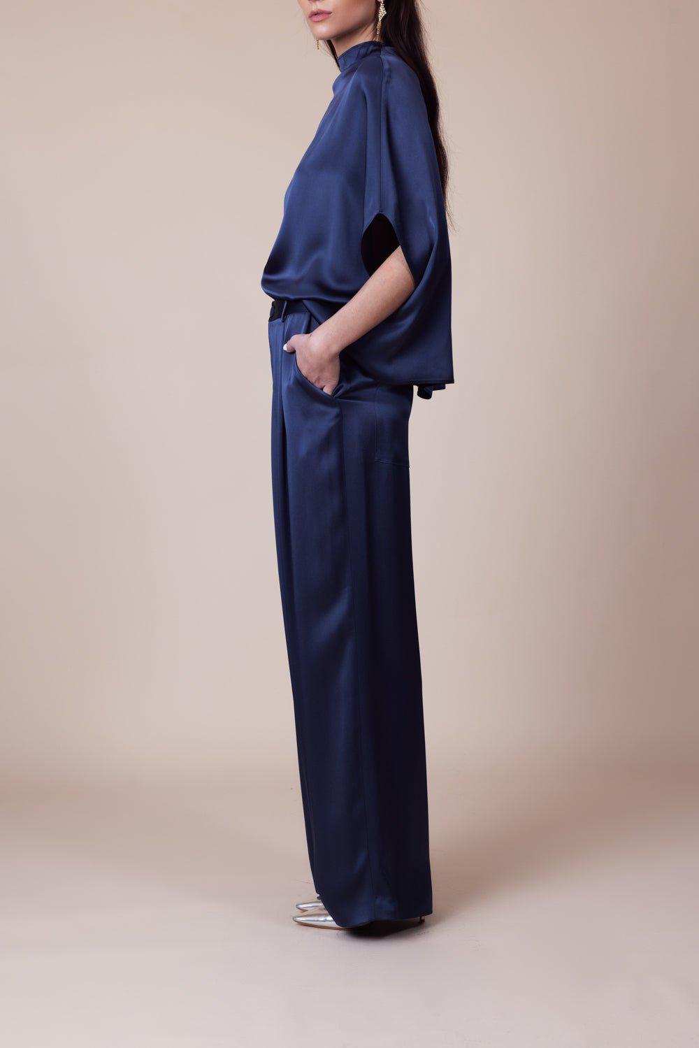 LAPOINTE-Double Face Cape Tee-
