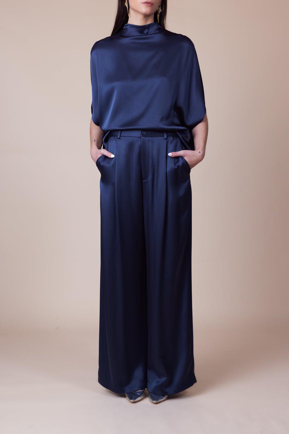 LAPOINTE-Double Face Cape Tee-