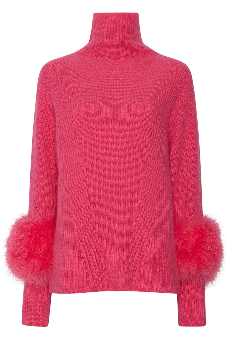 LAPOINTE-Airy Ribbed Turtleneck-