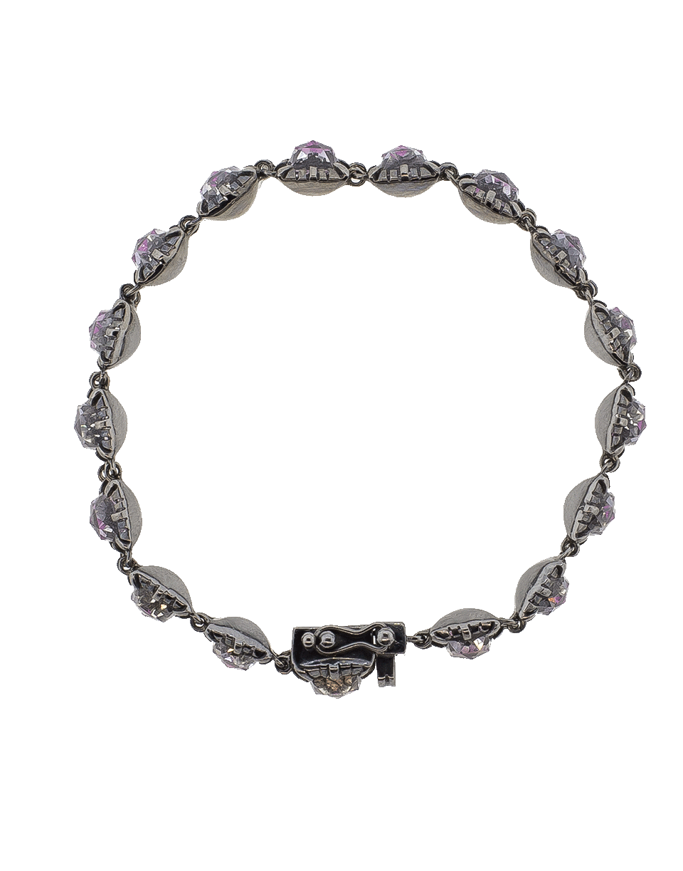 LARKSPUR & HAWK-Bella Jeu De Paume Bracelet-SILVER