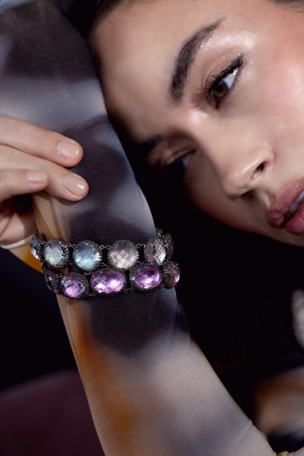 LARKSPUR & HAWK-Lily Bracelet-SILVER