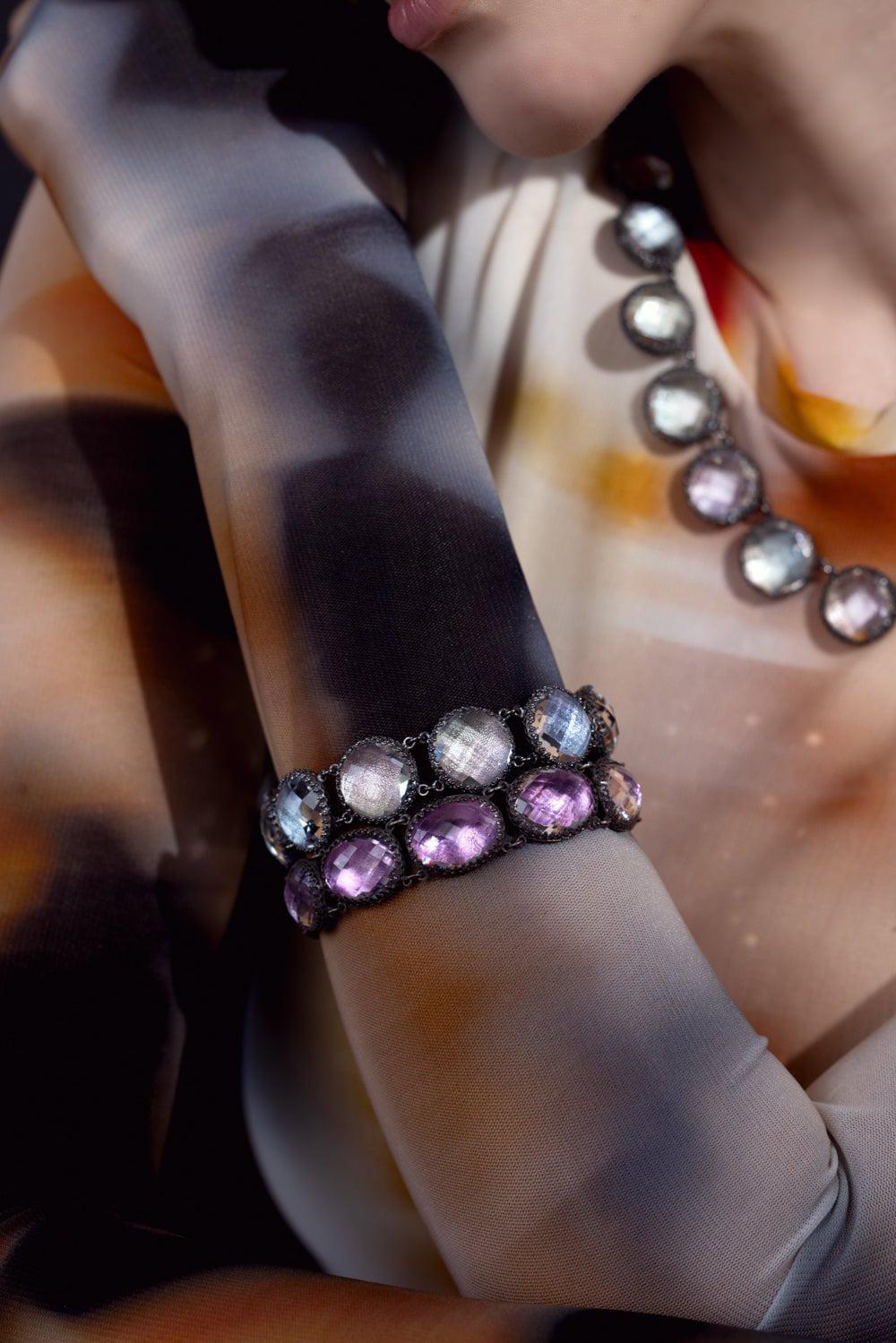 LARKSPUR & HAWK-Lily Bracelet-SILVER