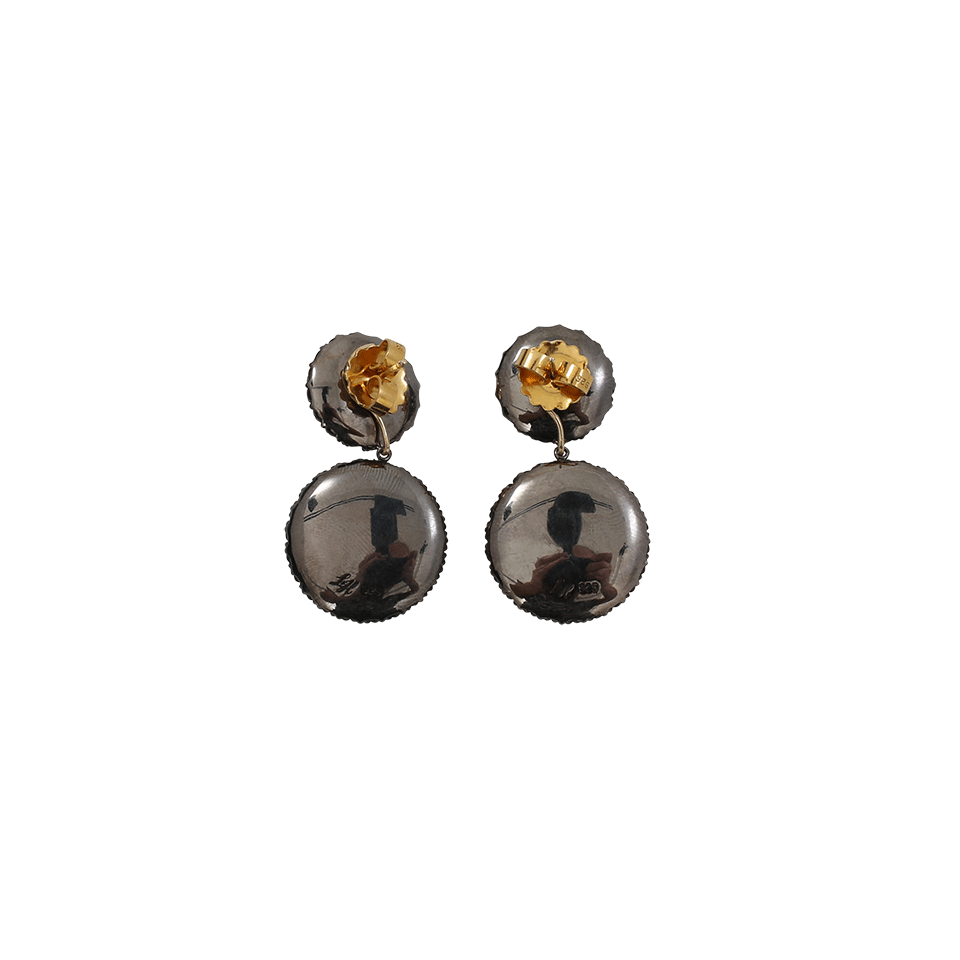 LARKSPUR & HAWK-Large olicia Day Night Earrings-SILVER