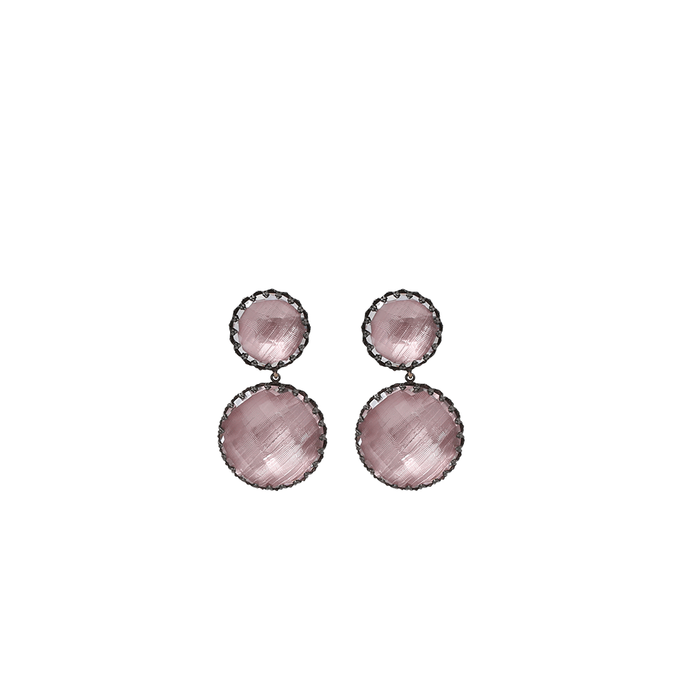 LARKSPUR & HAWK-Large olicia Day Night Earrings-SILVER