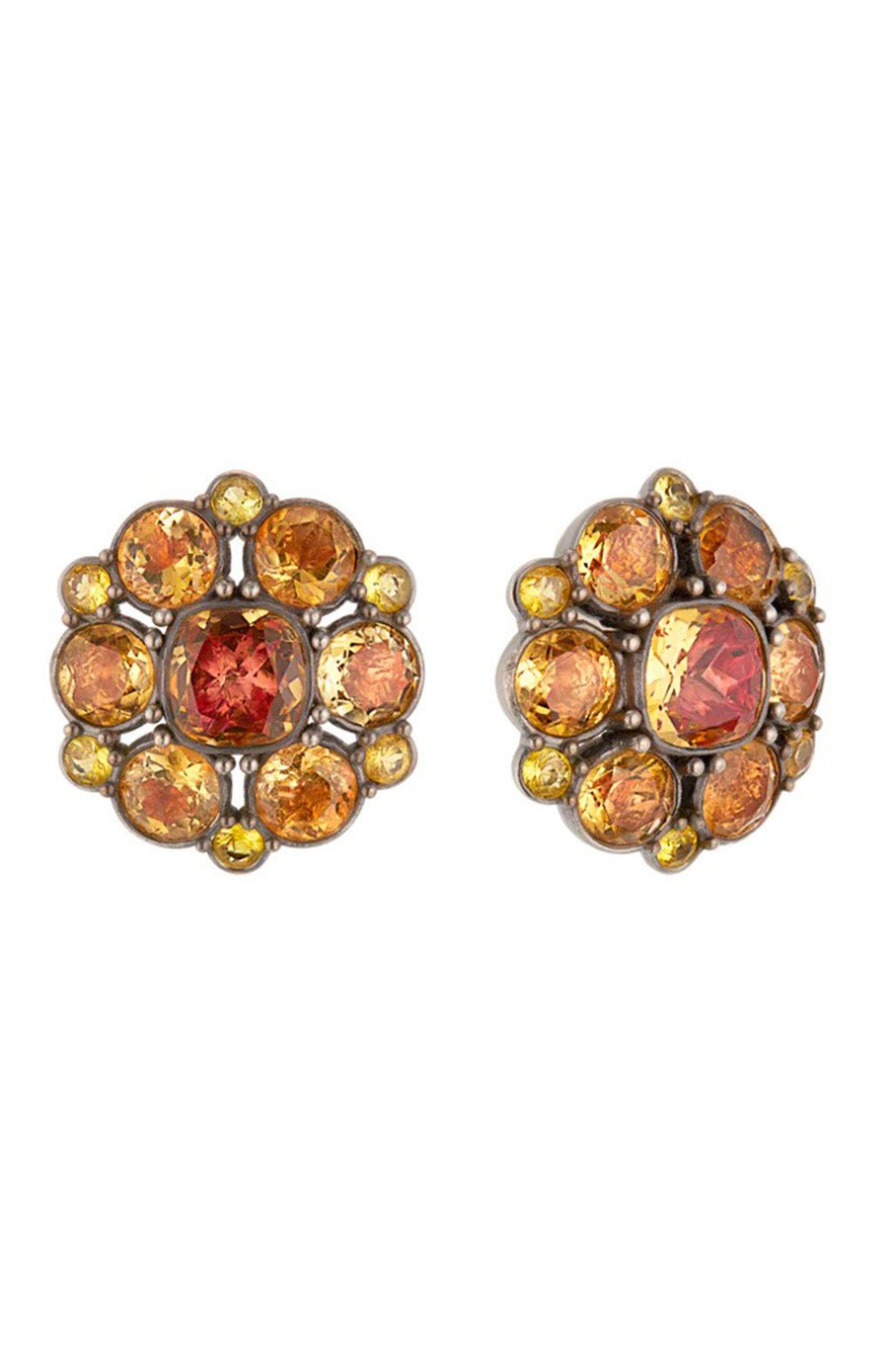 LARKSPUR & HAWK-Luiza Earring - Yellow-SILVER
