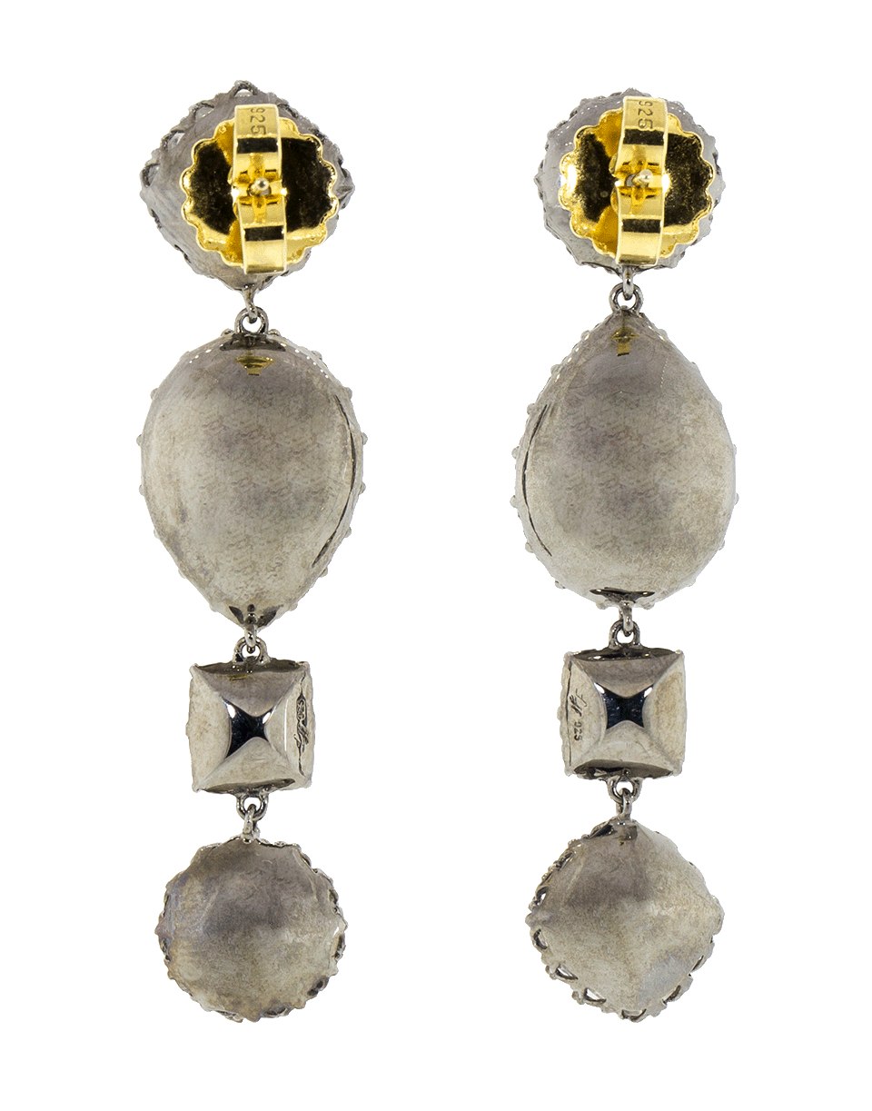 LARKSPUR & HAWK-Sadie 4 Drop Earrings-SILVER