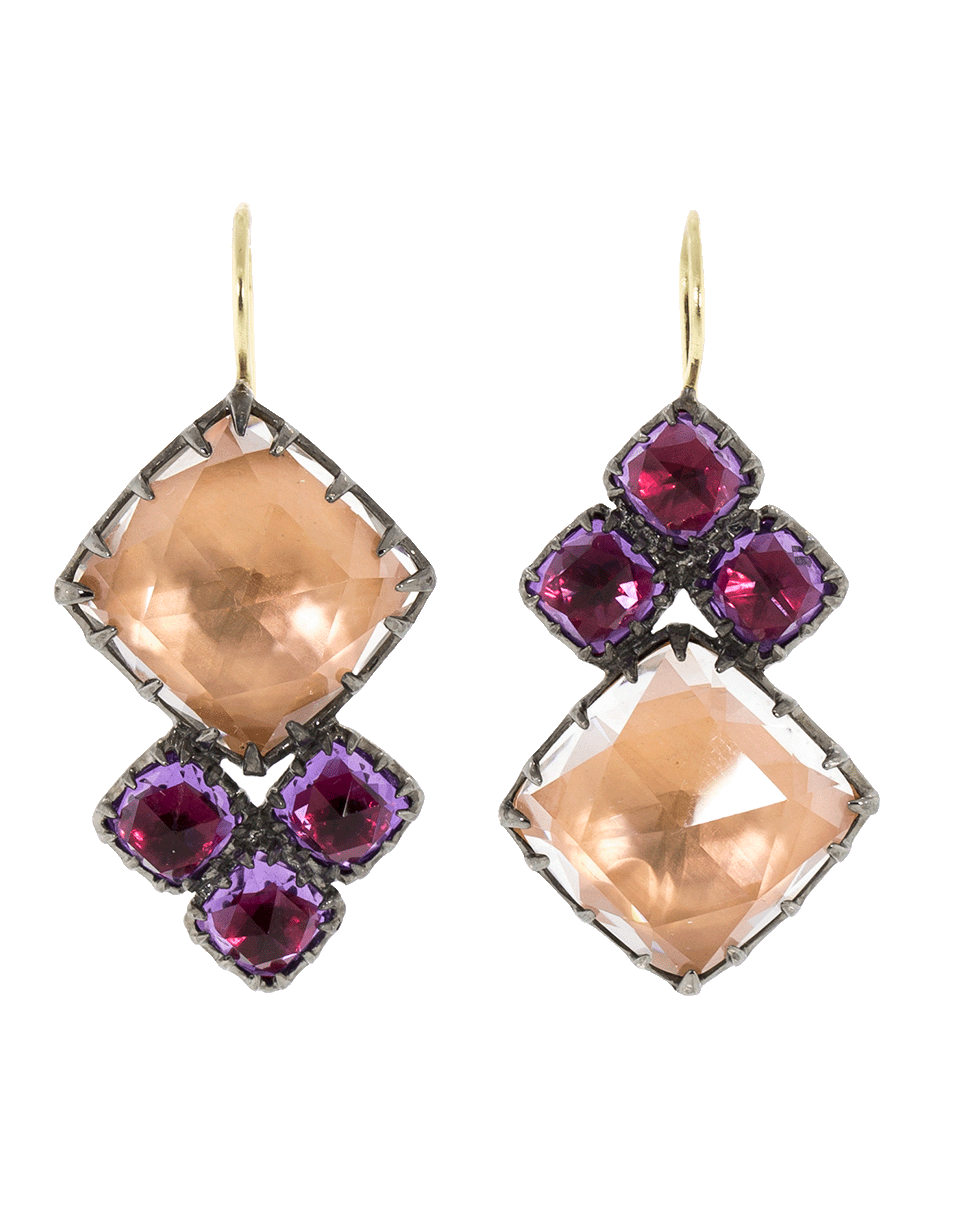 LARKSPUR & HAWK-Sadie Cluster Earrings-SILVER