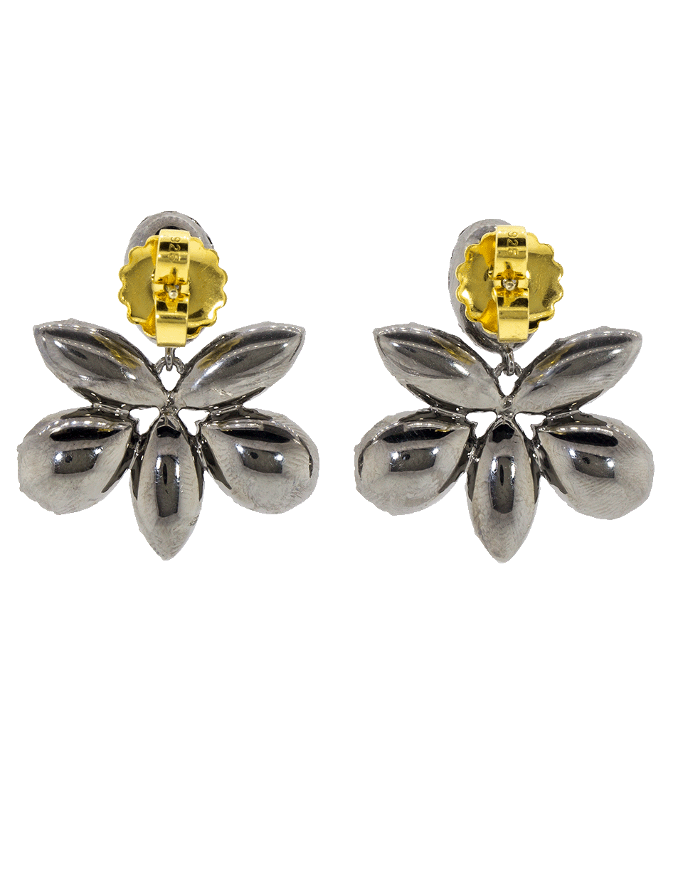 LARKSPUR & HAWK-Sadie Orchid Ballet Stud Earrings-SILVER
