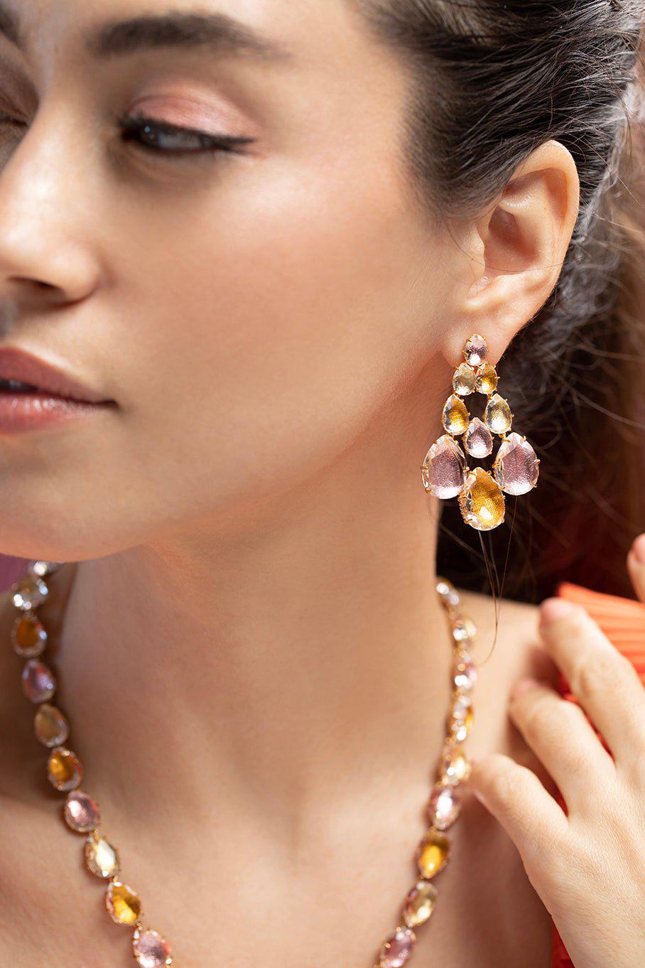 LARKSPUR & HAWK-Caterina Earrings-YELLOW GOLD