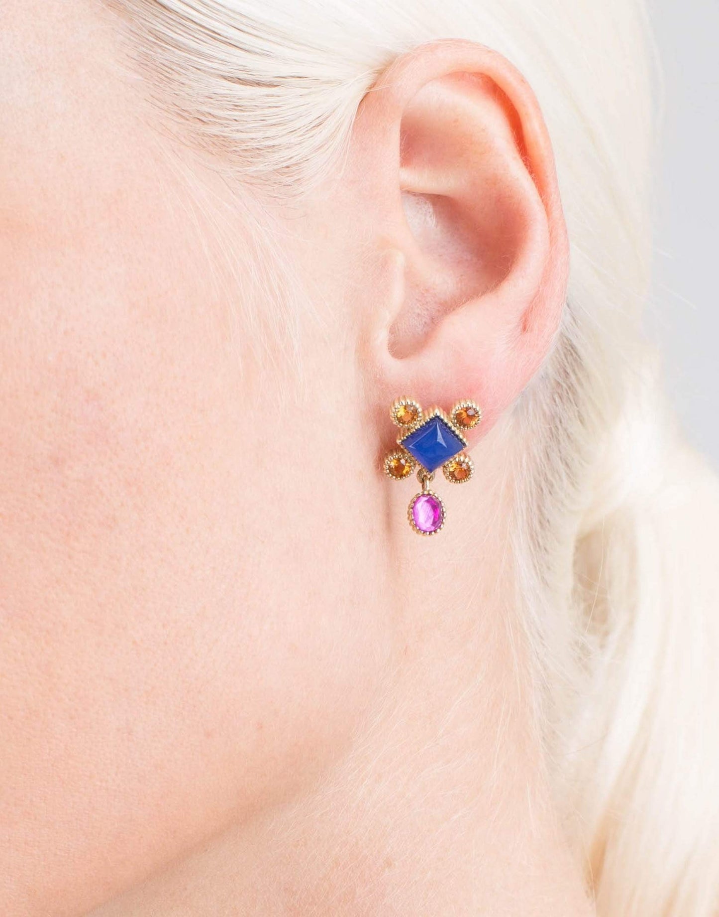 LARKSPUR & HAWK-Cora Stud Earrings-YELLOW GOLD