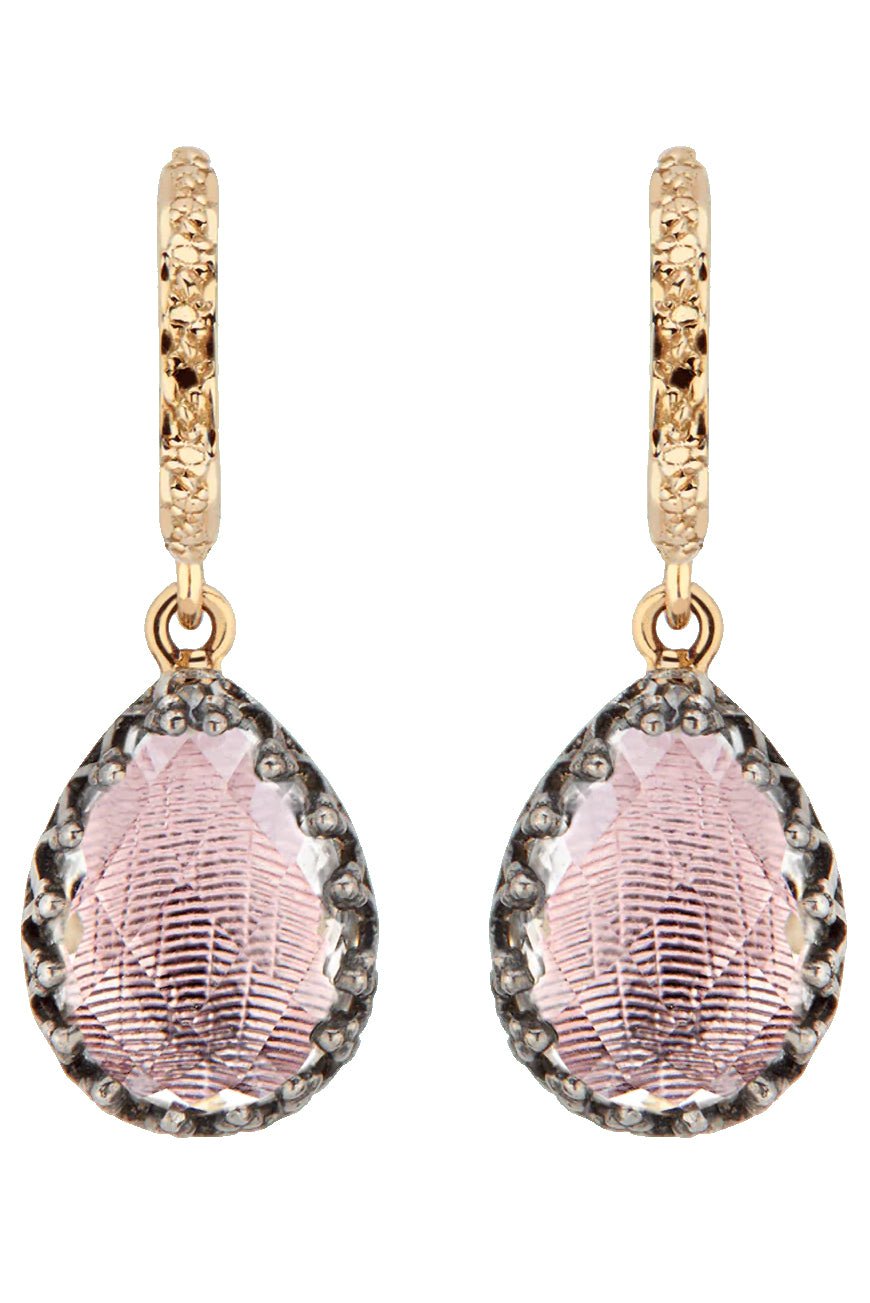 LARKSPUR & HAWK-Lady Jane Small Pear Drop Earrings-YELLOW GOLD