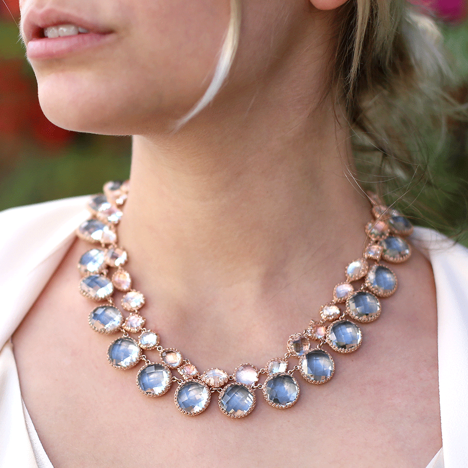 LARKSPUR & HAWK-Sadie Riviere Necklace-ROSE GOLD