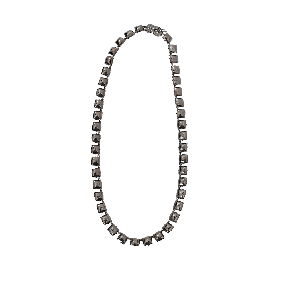 LARKSPUR & HAWK-Bella Small Riviere Necklace-SILVER